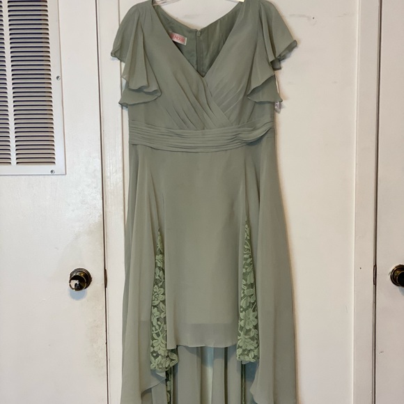 JJs House Dresses Sage Green Hilow Formal Dress Poshmark